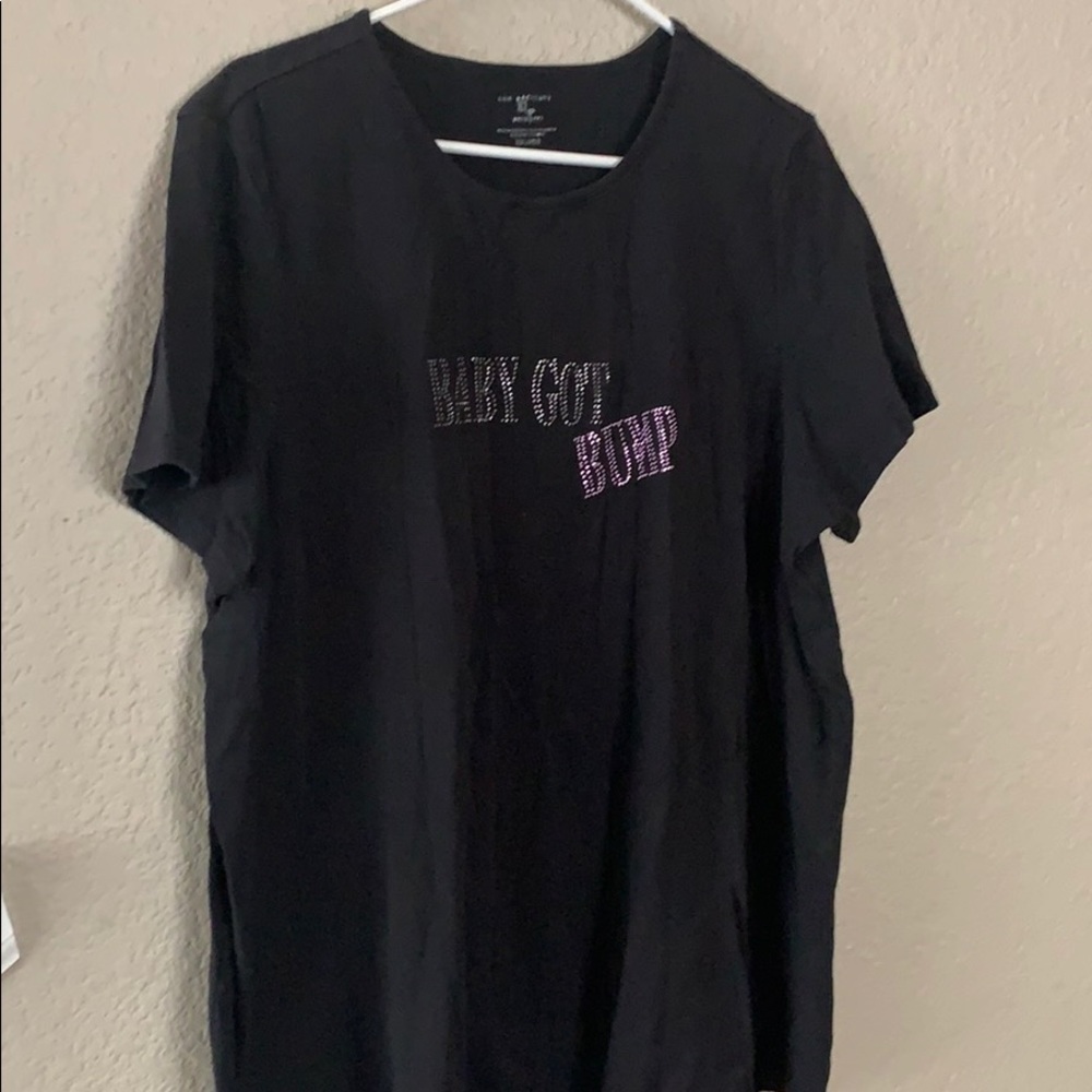 Black maternity shirt XXL